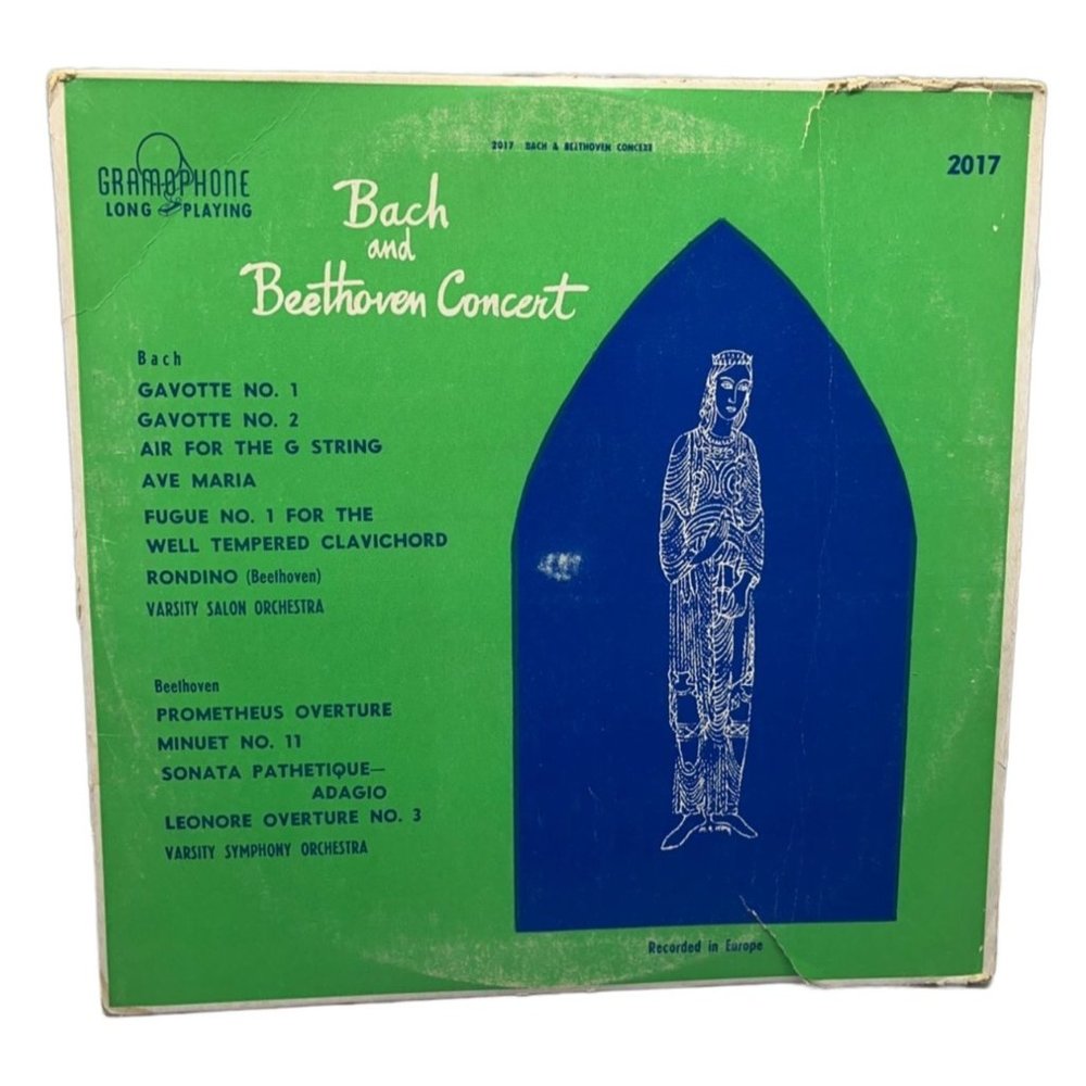 Bach and Beethoven Concert LP 2017 Varsity Symphony Orchestra Salon Group